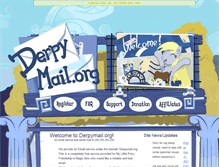 Tablet Screenshot of derpymail.org